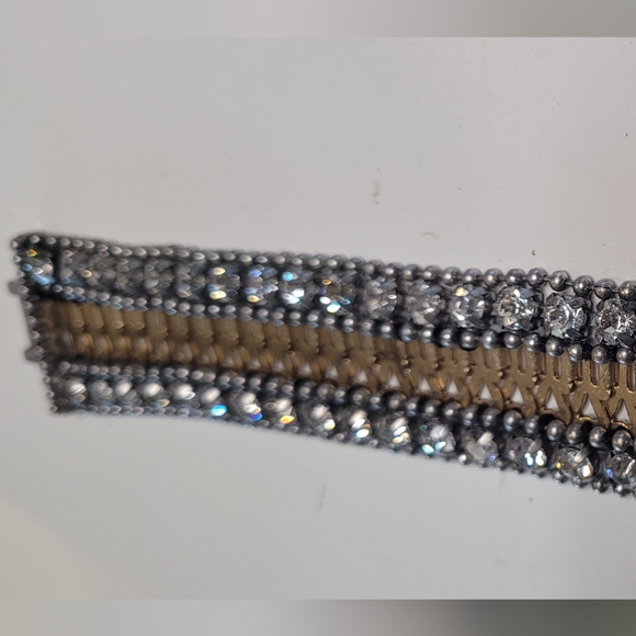 Stella & Dot Portia Gold Silver Rhinestone Bracelet Retired - Picture 15 of 16